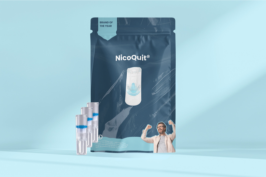 NicoQuit® Filter – In 2 bis 4 Wochen stressfrei aufhören | Filtert Teer und Nikotin | 60 Stück