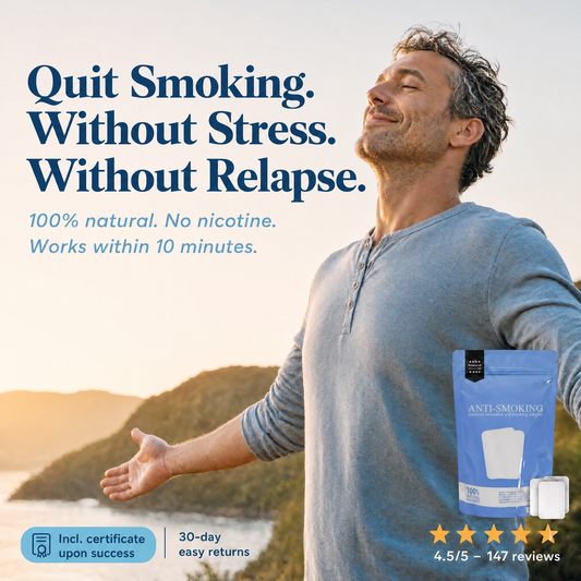 NicoQuit® Pflaster – Aufhören Ohne Stress. Ohne Rückfalle | Bekämpfe Entzugserscheinungen | 15 Stück