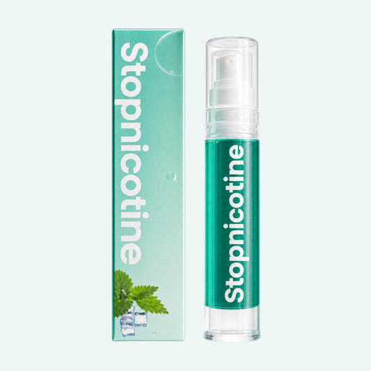 StopNicotine Smilekit – Frischer Atem schon Sekunden nach dem Rauchen | 10 ml & 150+ Sprühstöße