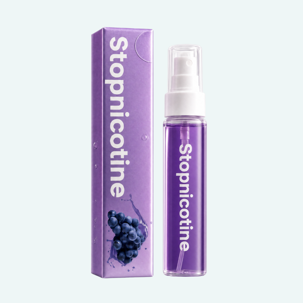 StopNicotine Smilekit – Frischer Atem schon Sekunden nach dem Rauchen | 10 ml & 150+ Sprühstöße