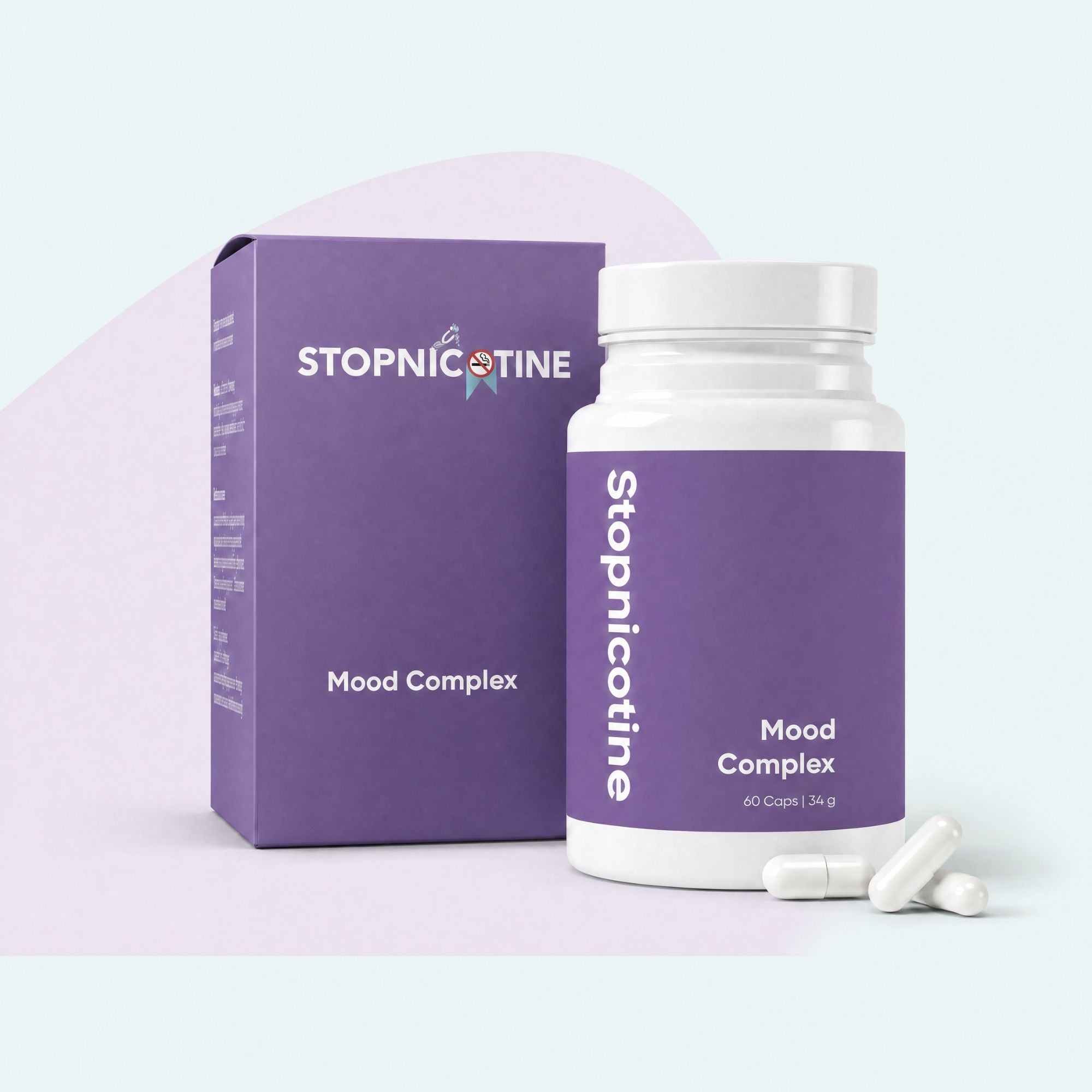 Stopnicotine Mood – Reduziert Stimmungsschwankungen beim Rauchstopp | 60 Kapseln