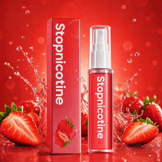 StopNicotine Smilekit – Frischer Atem schon Sekunden nach dem Rauchen | 10 ml & 150+ Sprühstöße