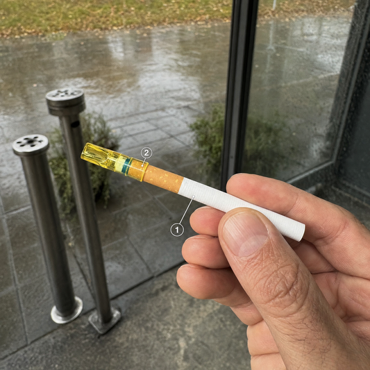 NicoQuit® – Weniger Husten. Weniger körperliche Abhängigkeit. | Filtert Teer und Nikotin | 20 Stück